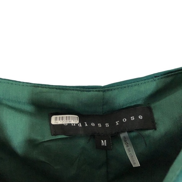 Endless Rose Satin Green Romper - Picture 4 of 7